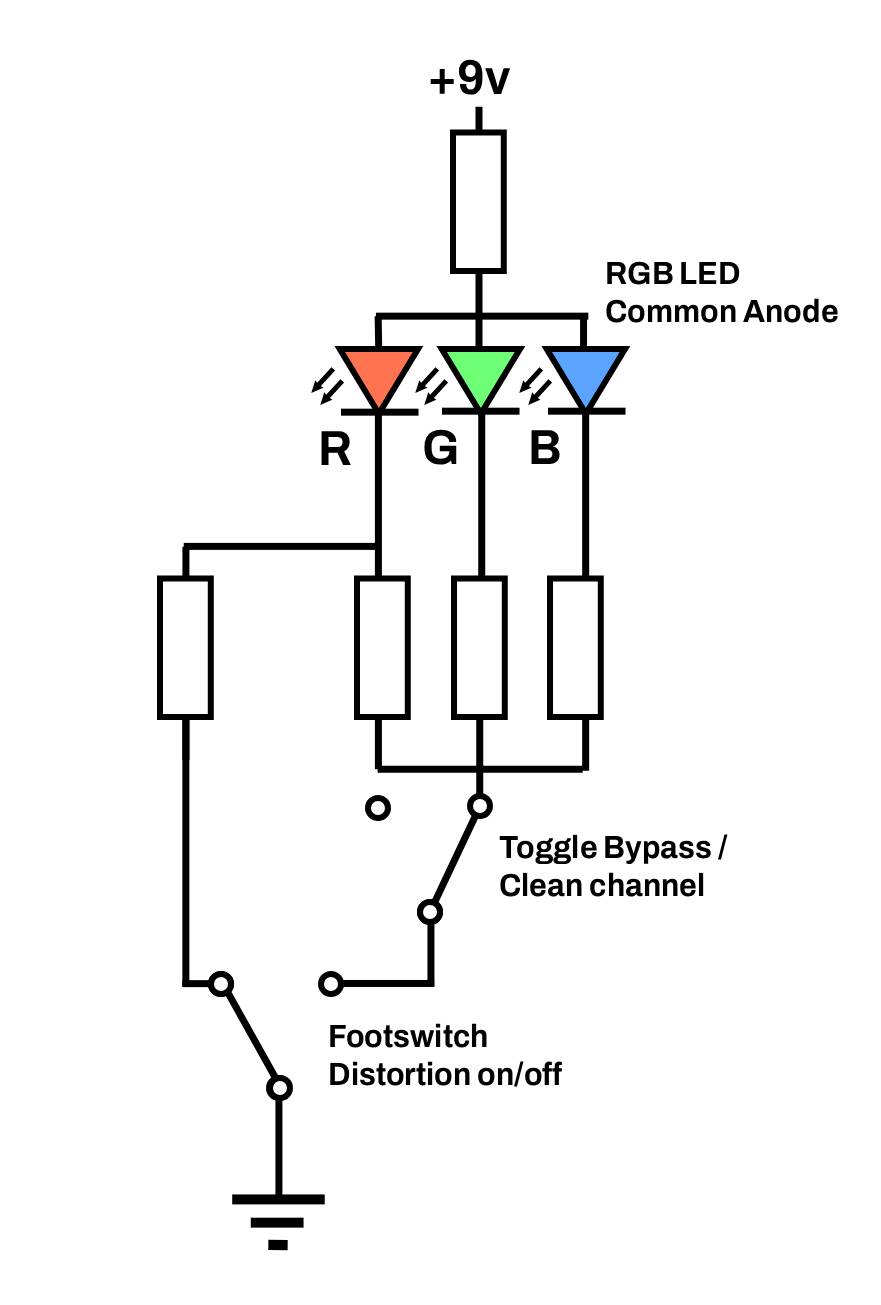 RGB LED Switching Logic (not enough poles!)